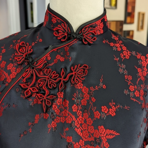 Chinese Cheongsam Qipao Full Length Dress - Picture 7 of 11